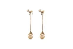 Cutlery|Cutlery^Nkuku Stag Brass Spoons (Set of 2)