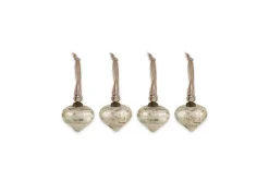 Baubles & Tree Decorations^Nkuku Suhana Baubles - Large - (Set of 4)