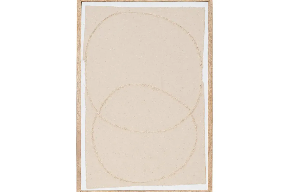 Decorative Home Accessories|Wall Art^Nkuku Suheed Cotton & Mango Wood Wall Art - Natural