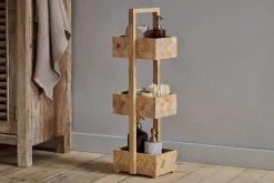 Bathroom Accessories^Nkuku Sukha Mango Wood Storage Caddy - Natural