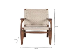 Living|Occasional Chairs^Nkuku Surat Woven Lounger - Natural