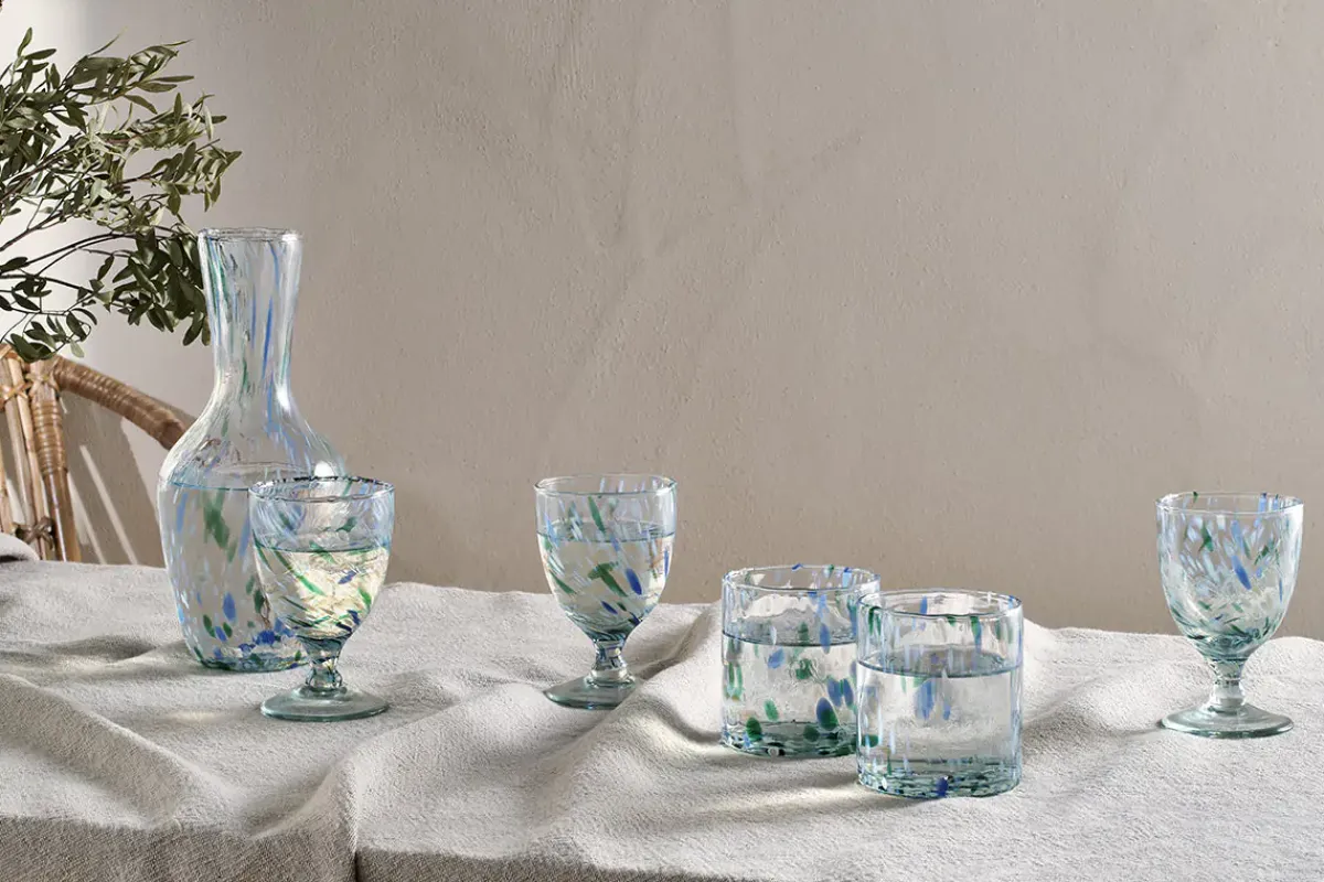 Jugs^Nkuku Taja Jug - Sea Blue
