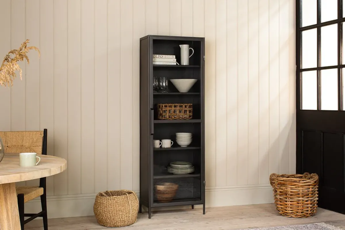 Home Office|Hallway & Bootroom^Nkuku Takua Iron Cabinet - Narrow