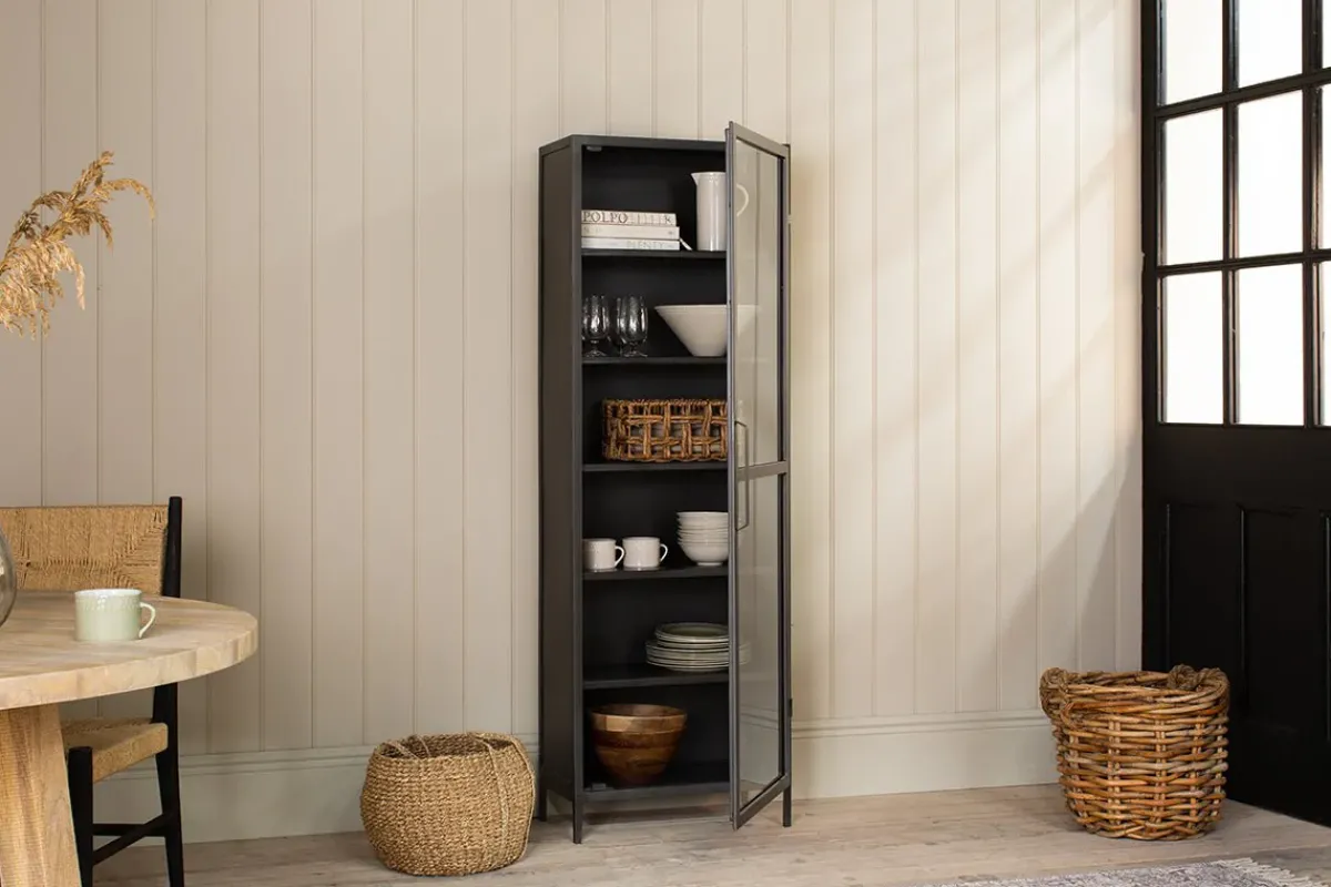 Home Office|Hallway & Bootroom^Nkuku Takua Iron Cabinet - Narrow