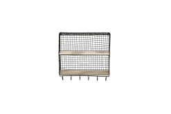 Pantry|Kitchen Storage^Nkuku Tamba Shelf with Hooks