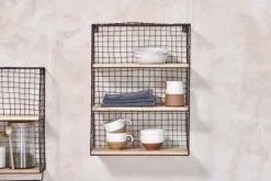 Pantry|Kitchen Storage^Nkuku Tamba Wall Hung Shelf