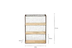 Pantry|Kitchen Storage^Nkuku Tamba Wall Hung Shelf