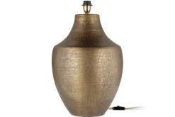 Table Lamps^Nkuku Tanda Etched Statement Table Lamp - Antique Brass - Extra Large