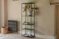 Home Office|Hallway & Bootroom^Nkuku Tanvi Display Shelf - Black - Narrow