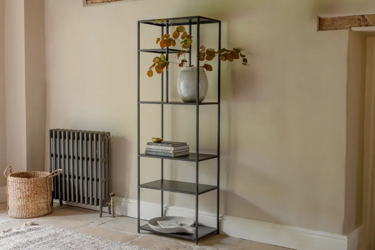 Home Office|Hallway & Bootroom^Nkuku Tanvi Display Shelf - Black - Narrow