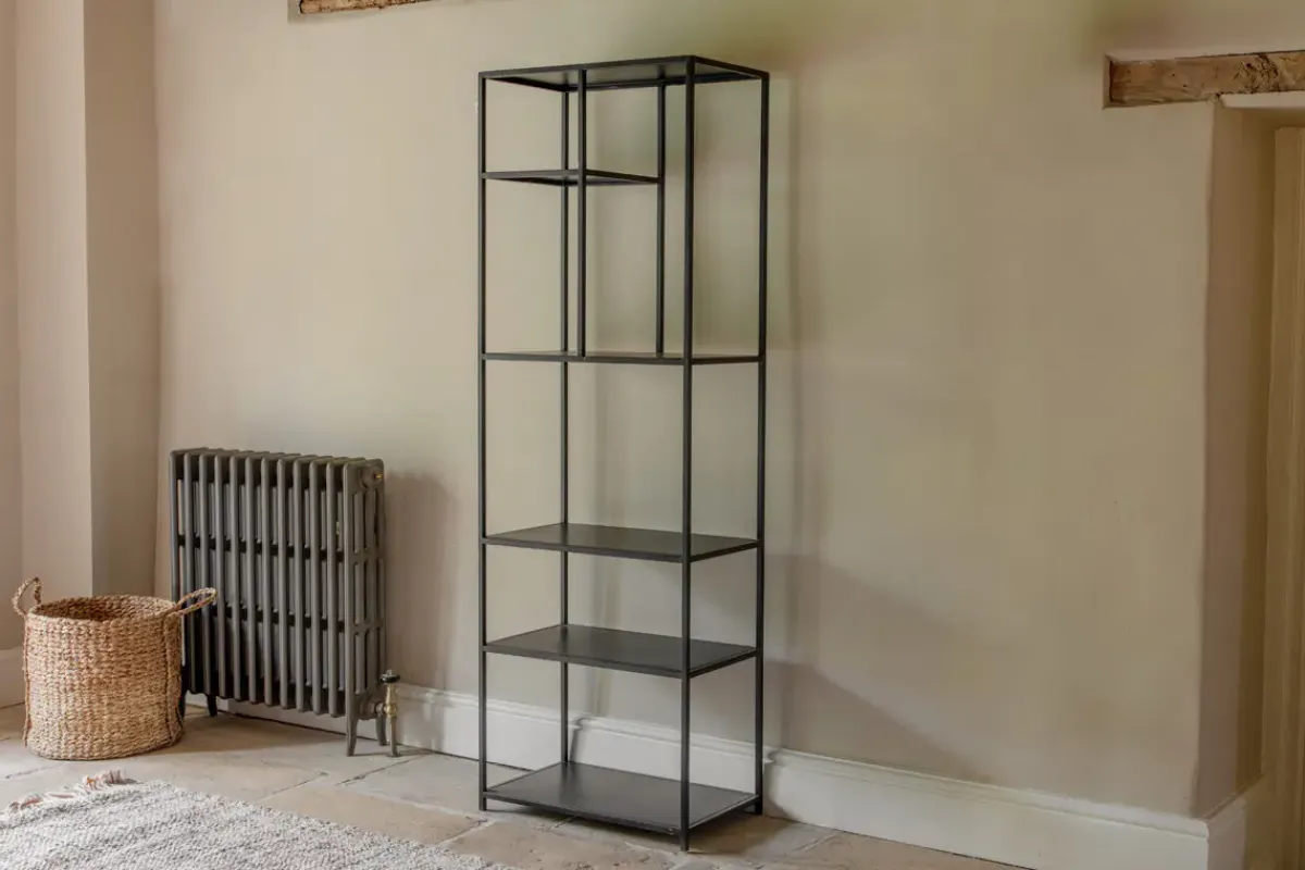 Home Office|Hallway & Bootroom^Nkuku Tanvi Display Shelf - Black - Narrow