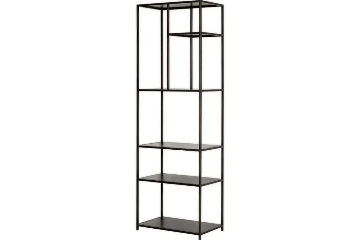 Home Office|Hallway & Bootroom^Nkuku Tanvi Display Shelf - Black - Narrow