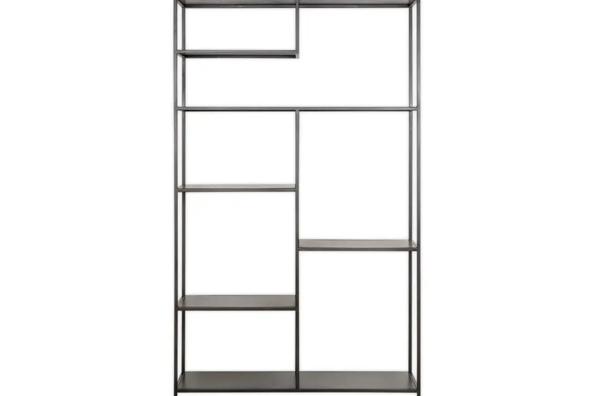 Home Office|Hallway & Bootroom^Nkuku Tanvi Display Shelf - Black - Wide