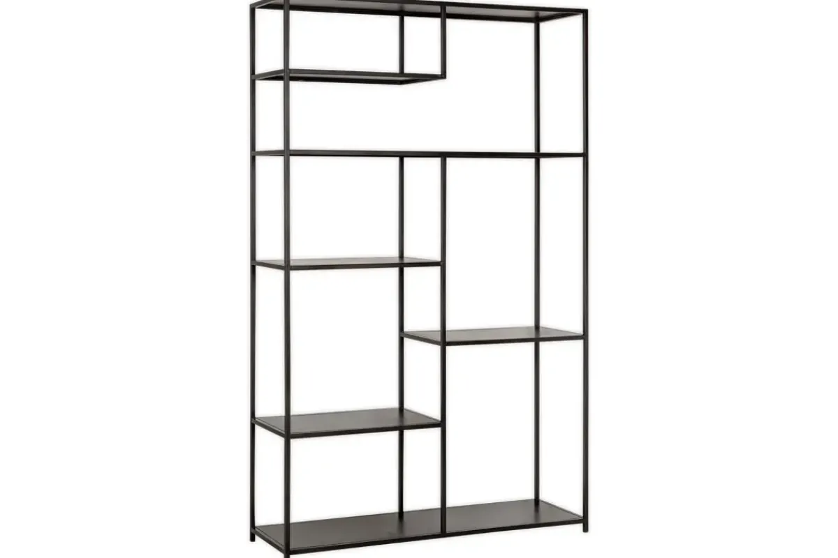 Home Office|Hallway & Bootroom^Nkuku Tanvi Display Shelf - Black - Wide