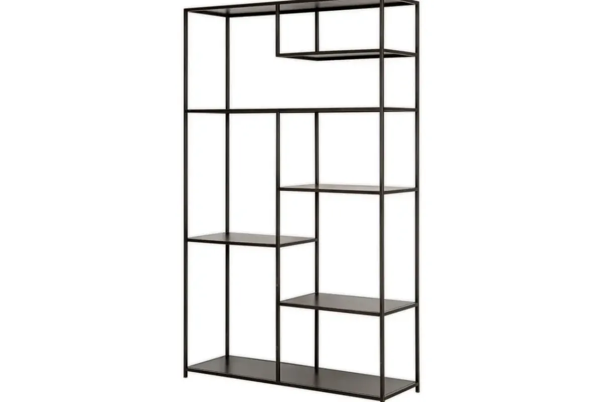 Home Office|Hallway & Bootroom^Nkuku Tanvi Display Shelf - Black - Wide