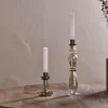 Decorative Home Accessories|Fireside^Nkuku Tharad Recycled Glass Candle Holder - Smoke Lustre