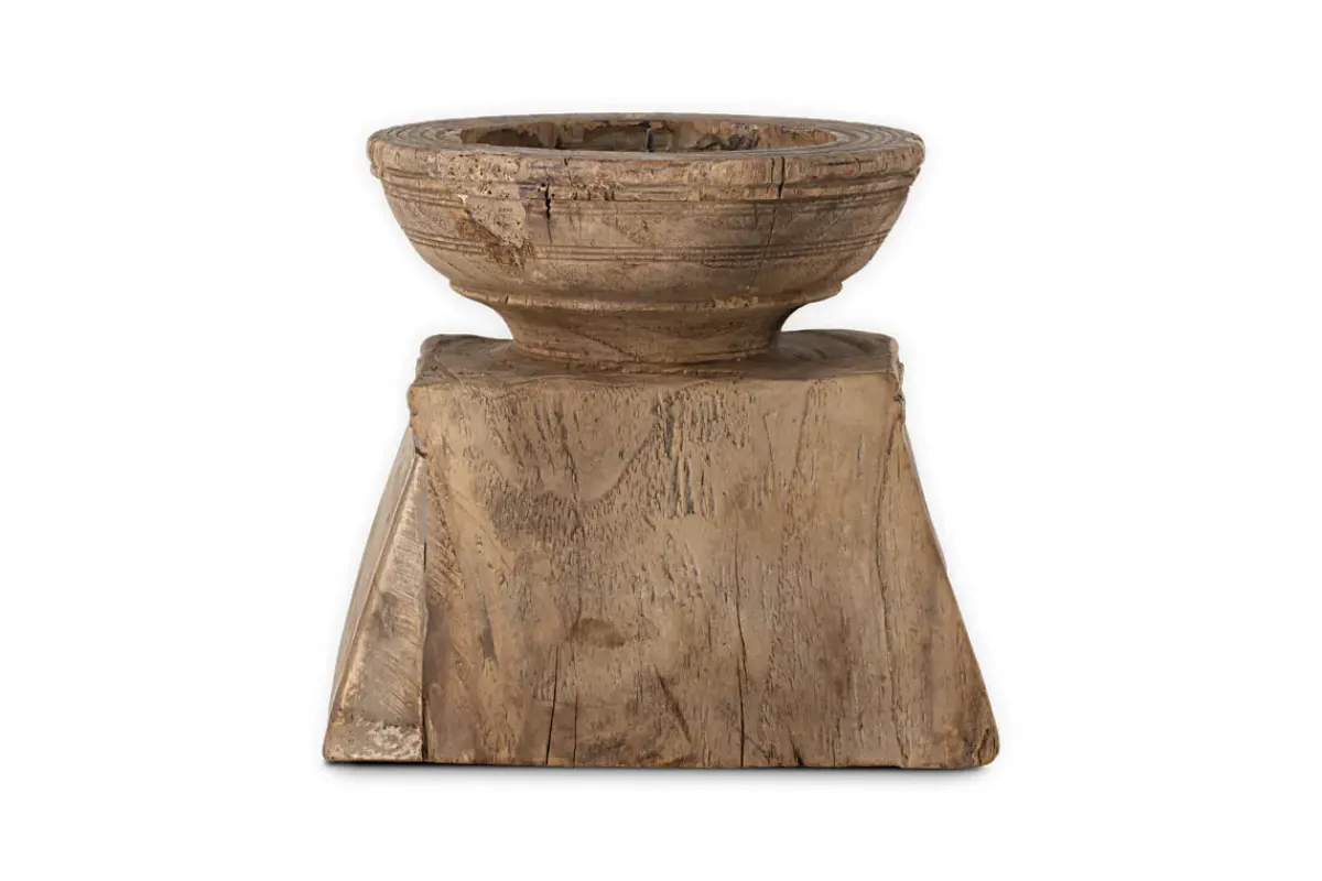 Decorative Home Accessories|Candlesticks^Nkuku Thoko Reclaimed Square Candlestick - Dark Stain