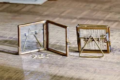 Photo Frames^Nkuku Tiny Danta Frame Antique Brass (Set of 2)