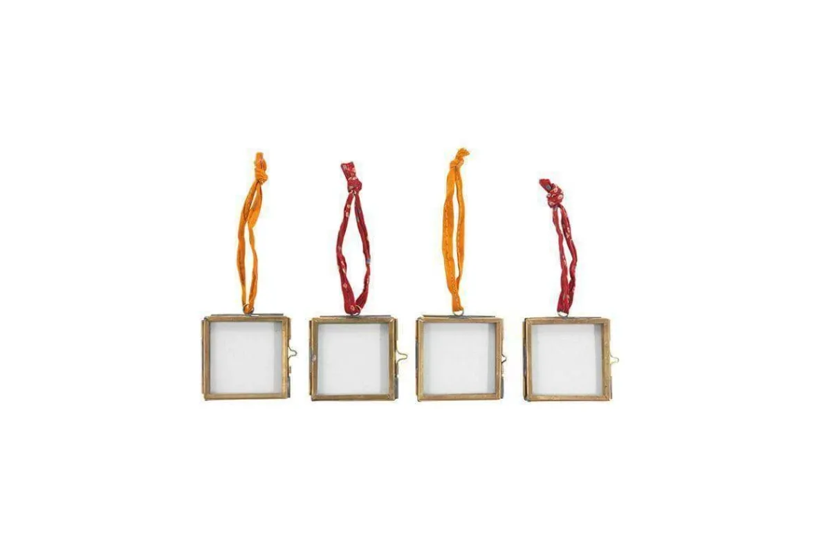Photo Frames^Nkuku Tiny Kiko Frame Antique Brass (Set of 4)