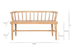 Benches|Hallway & Bootroom^Nkuku Tipu Acacia Wood Bench