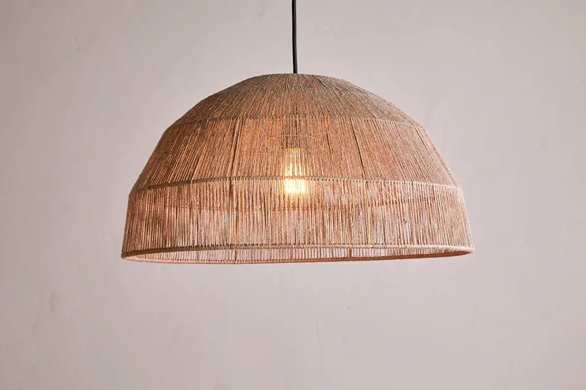 Lampshades|Pendant Shades^Nkuku Tivi Natural Jute Lampshade - Natural
