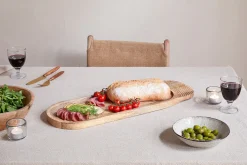 Trays & Platters^Nkuku Tivisha Mango Wood Serving Board - Natural