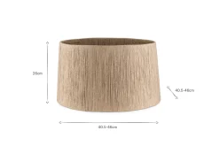 Lampshades^Nkuku Tiwa Woven Jute Lampshade - Natural