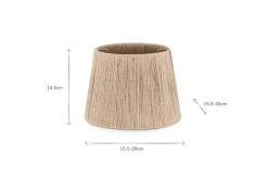 Lampshades^Nkuku Tiwa Woven Jute Lampshade - Natural