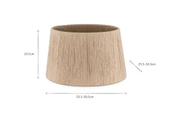 Lampshades^Nkuku Tiwa Woven Jute Lampshade - Natural