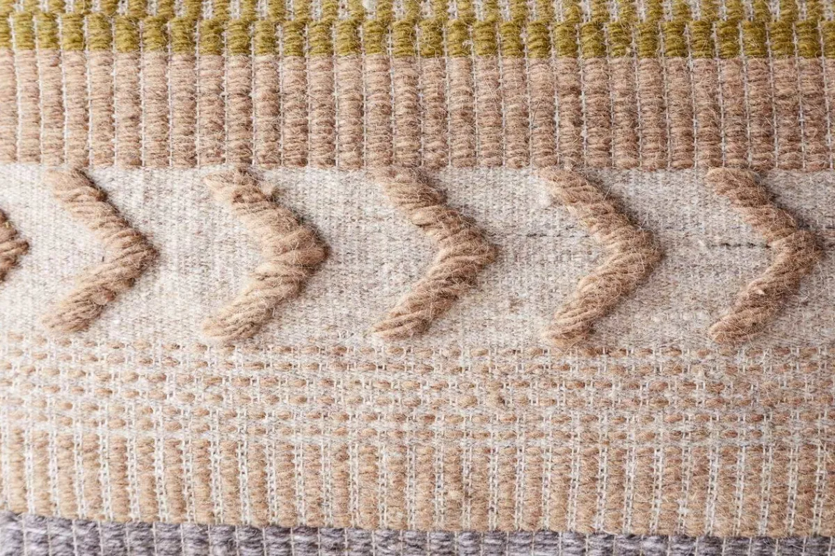Bedroom Textiles|Cushions^Nkuku Tuleeka Wool Cushion Cover - Ochre