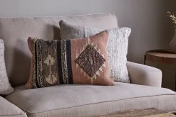 Bedroom Textiles|Cushions^Nkuku Tussi Sia Cushion Cover - Dusty Pink