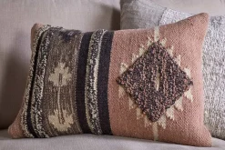 Bedroom Textiles|Cushions^Nkuku Tussi Sia Cushion Cover - Dusty Pink