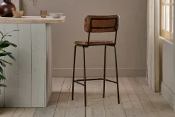 Kitchen & Dining|Bar Stools & Bar Chairs^Nkuku Ukari Counter Chair - Chocolate Brown