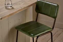 Kitchen & Dining|Bar Stools & Bar Chairs^Nkuku Ukari Counter Chair - Rich Green