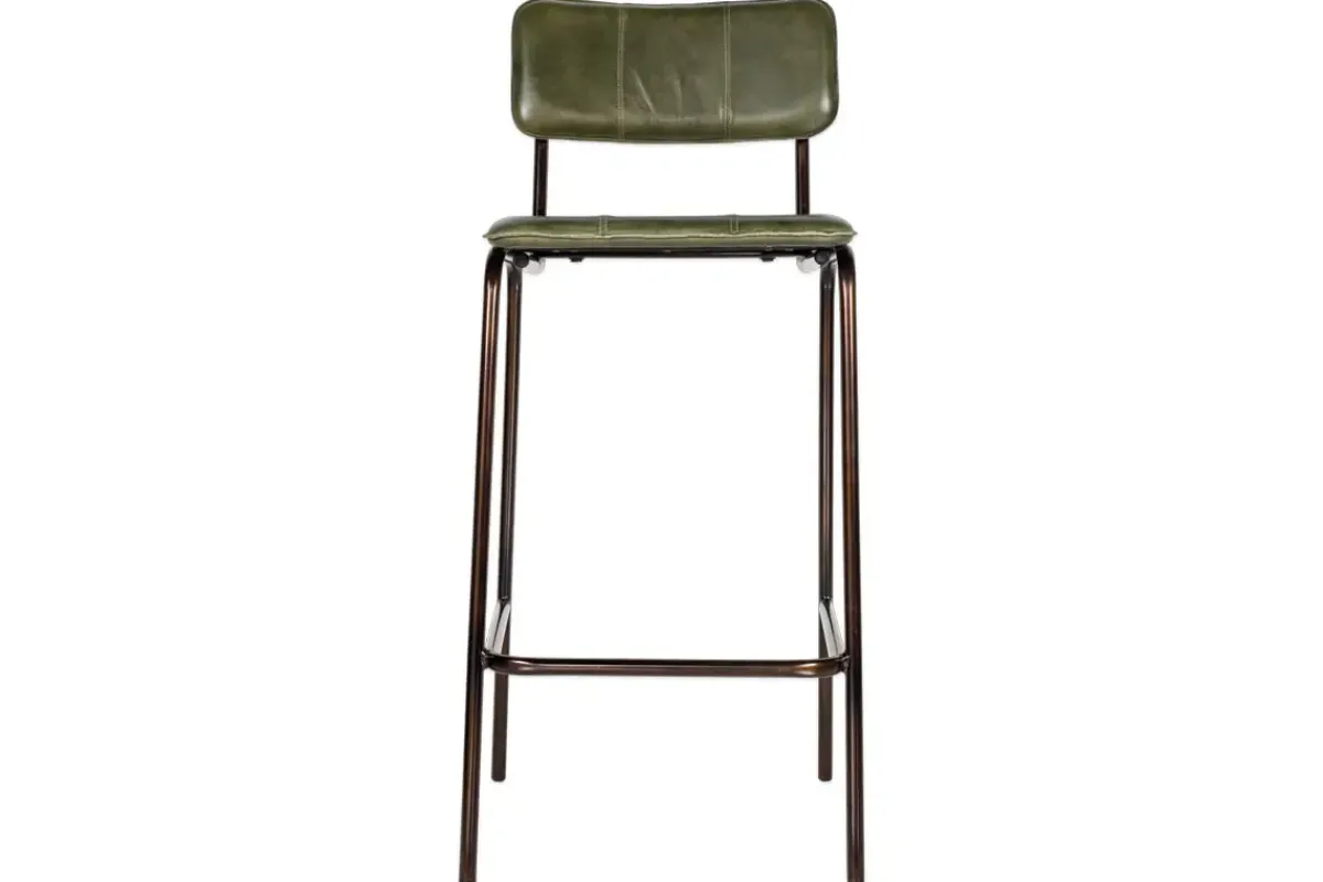 Kitchen & Dining|Bar Stools & Bar Chairs^Nkuku Ukari Counter Chair - Rich Green