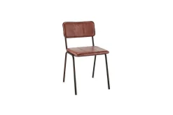 Home Office|Kitchen & Dining^Nkuku Ukari Leather Dining Chair - Chocolate Brown