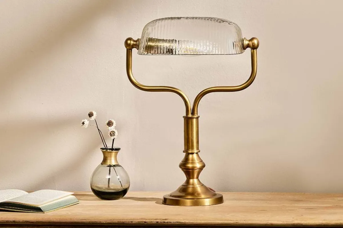 Desk Lamps|Table Lamps^Nkuku Ulani Vintage Desk Lamp