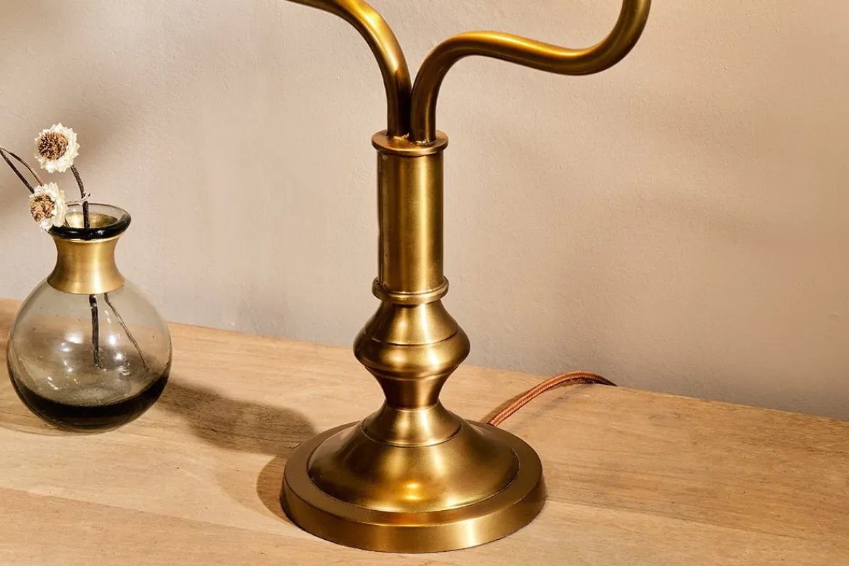 Desk Lamps|Table Lamps^Nkuku Ulani Vintage Desk Lamp