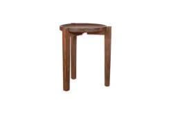 Living|Side Tables^Nkuku Umar Mango Wood Side Table - Dark Brown