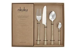 Cutlery|Cutlery^Nkuku Usa Cutlery Set - (Set of 16) Brushed Gold