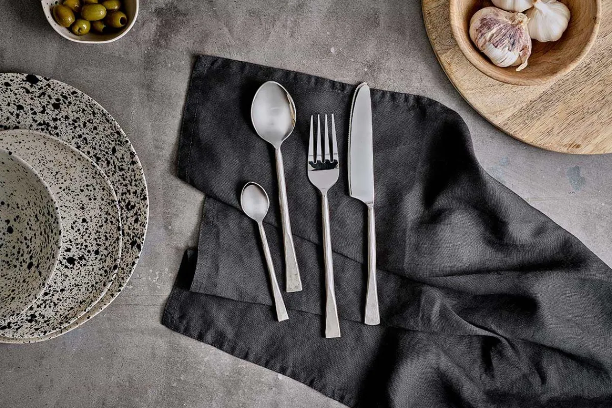 Cutlery|Cutlery^Nkuku Usa Cutlery Set - (Set of 16) Brushed Silver