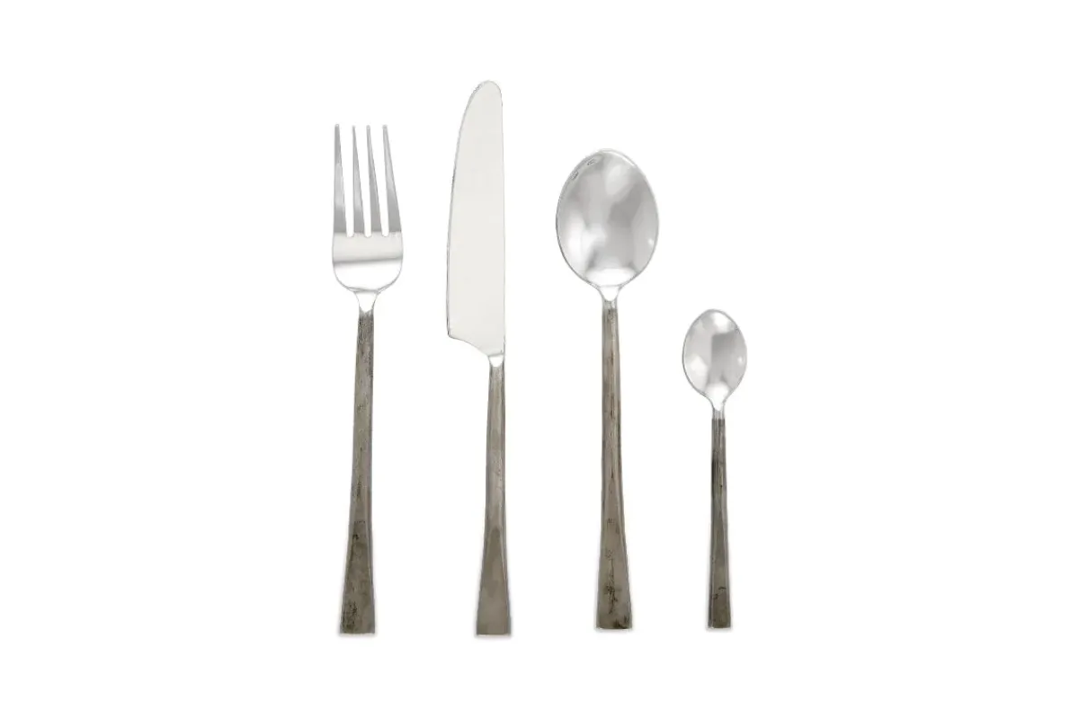 Cutlery|Cutlery^Nkuku Usa Cutlery Set - (Set of 16) Brushed Silver