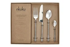 Cutlery|Cutlery^Nkuku Usa Cutlery Set - (Set of 16) Brushed Silver