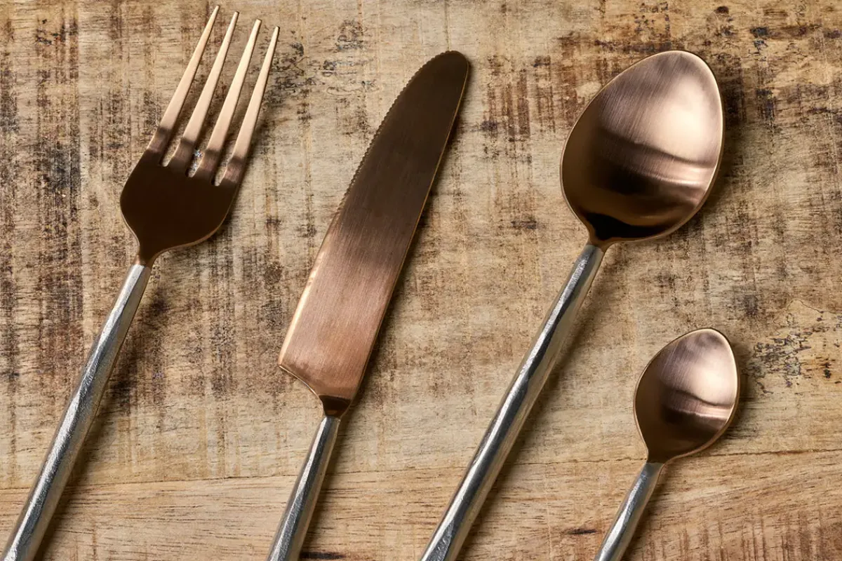 Cutlery|Cutlery^Nkuku Usa Cutlery Set - (Set of 16) Rose Gold
