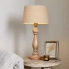 Desk Lamps|Table Lamps^Nkuku Usha Classic Wooden Table Lamp - Natural