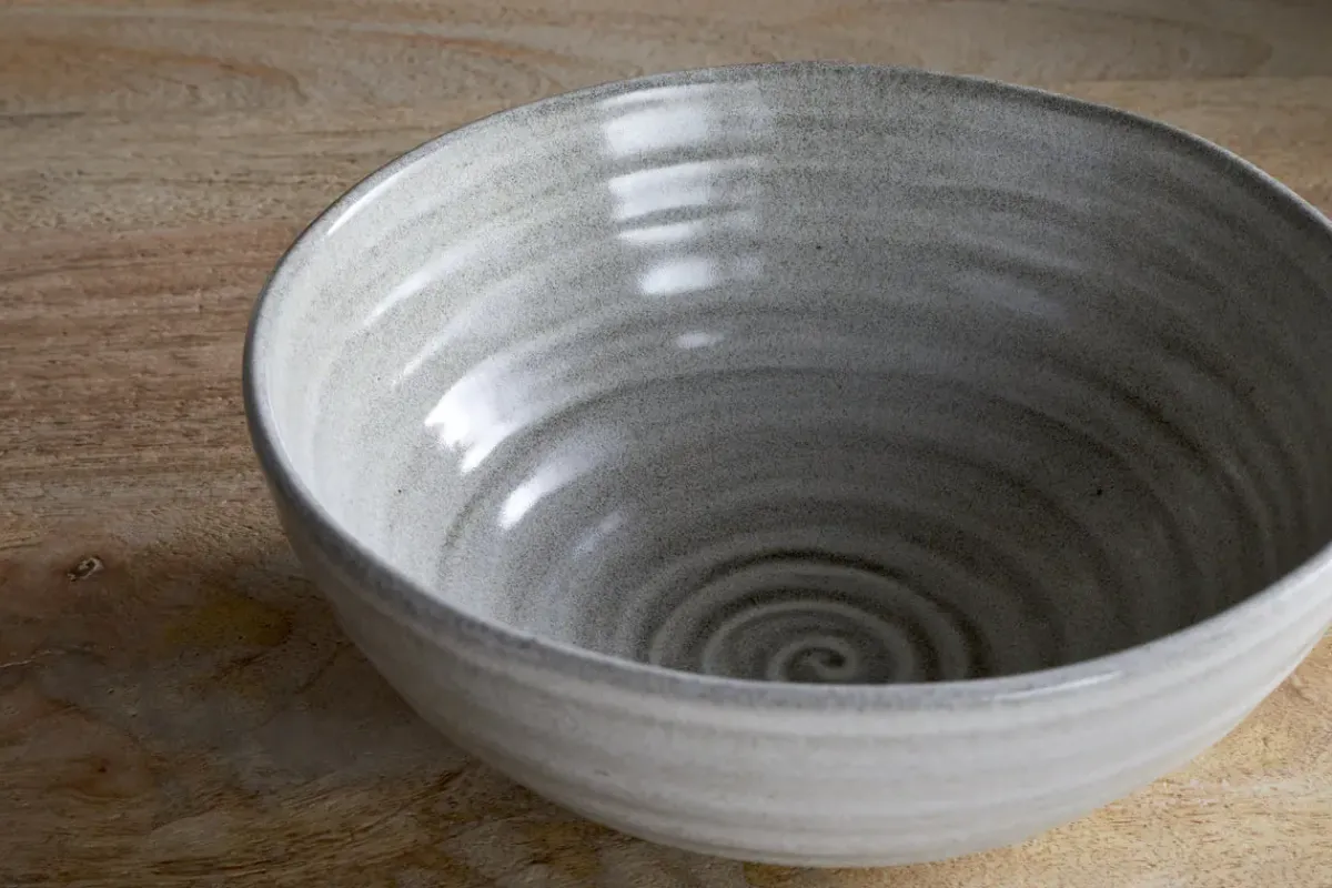 Breakfast Accessories|Bowls^Nkuku Valinha Earthenware Cereal Bowl - Grey