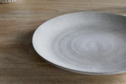 Plates^Nkuku Valinha Earthenware Dinner Plate - Grey