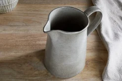 Jugs^Nkuku Valinha Earthenware Jug - Grey - Large