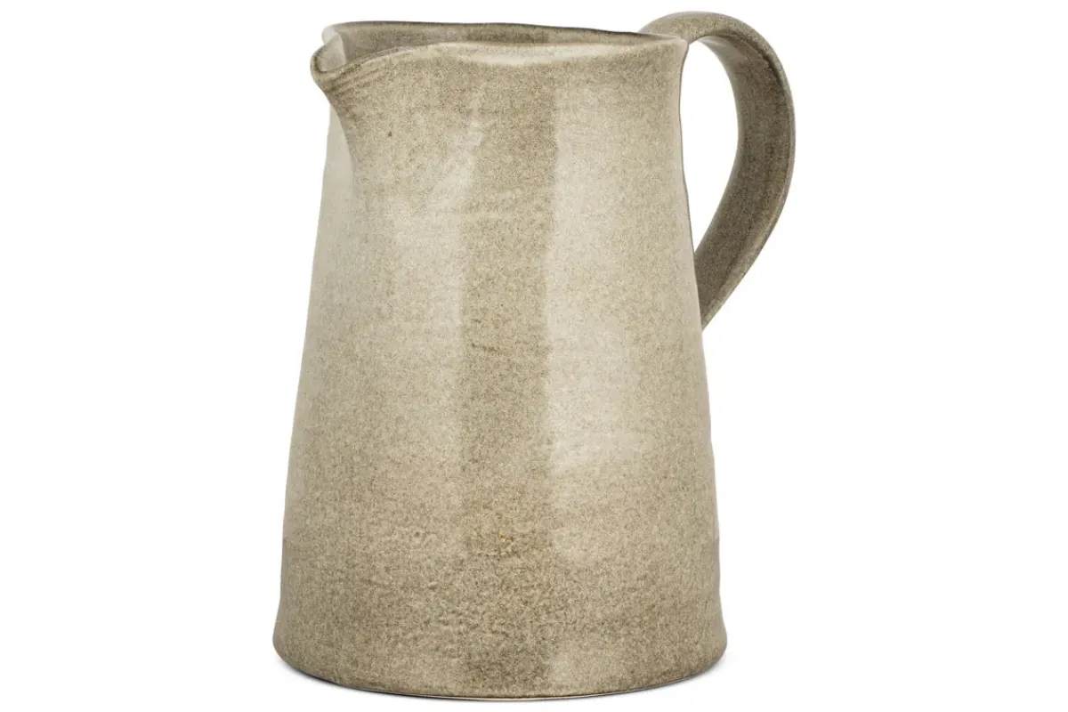 Jugs^Nkuku Valinha Earthenware Jug - Grey - Large
