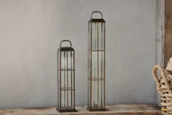 Decorative Home Accessories|Lanterns^Nkuku Vemula Lantern - Antique Brass